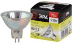 Лампочка галогенная ЭРА GU5.3-JCDR (MR16)-75W-230V-CL GU5.3 75Вт софит теплый белый свет купить оптом недорого