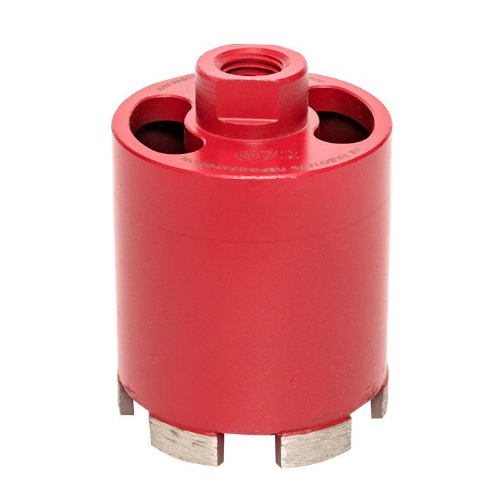 Коронка алмазная для дрелей с микроударом (верхнее пылеудаление) DCH-72MHS Micro Hit Laser M16 Professional EKF dch-72-mhs-m16 купить оптом выгодно Коронка алмазная для дрелей с микроударом (верхнее пылеудаление) DCH-72MHS Micro Hit Laser M16 Professional EKF dch-72-mhs-m16 оптом купить цена