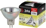 Лампочка галогенная ЭРА GU5.3-JCDR (MR16)-35W-230V-CL GU5.3 35Вт софит теплый белый свет купить оптом недорого