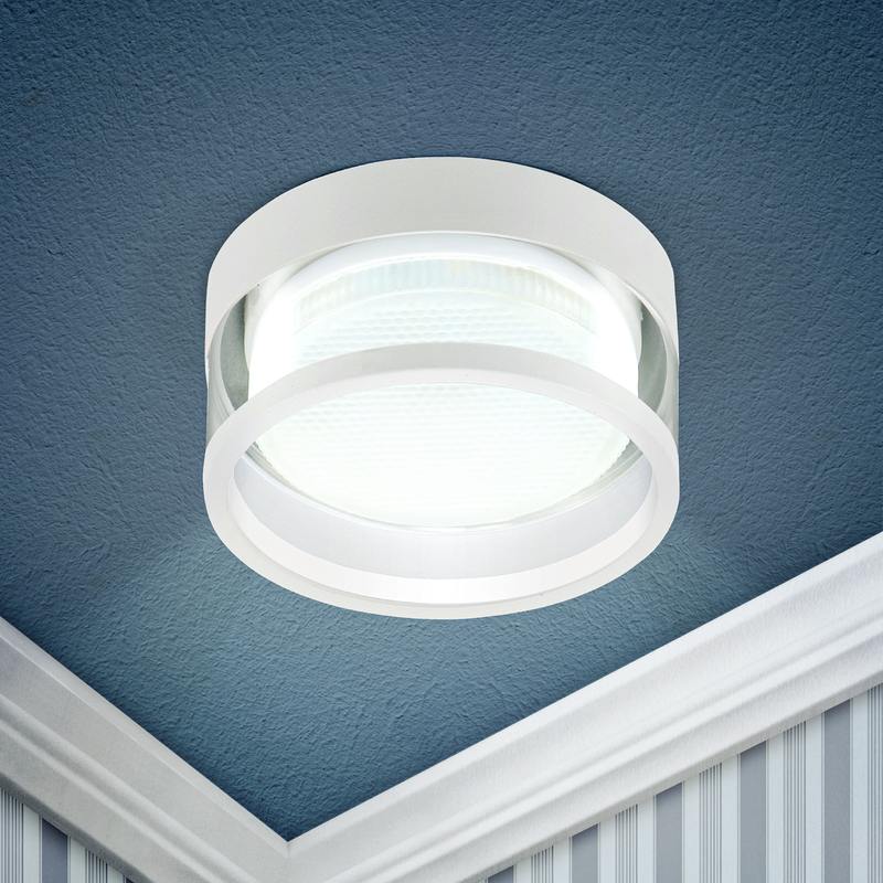 Встраиваемый светильник под лампу GX53 ЭРА KL82 WH белый оптом купить хорошая цена Встраиваемый светильник под лампу GX53 ЭРА KL82 WH белый купить оптом недорого