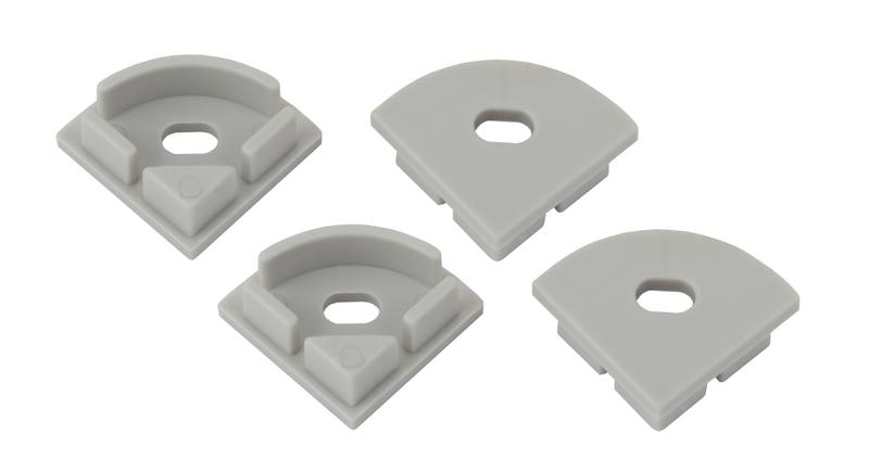 Набор заглушек ЭРА 1616R-3B для профиля CAB280 Набор заглушек ЭРА 1616R-3B для профиля CAB280