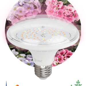 Фитолампа для растений светодиодная ЭРА FITO-18W-Ra90-E27 полного спектра 18 Вт Е27 купить оптом недорого