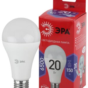 Лампочка светодиодная ЭРА RED LINE LED A65-20W-865-E27 R Е27 / Е27 20 Вт груша холодный дневной свет купить оптом недорого
