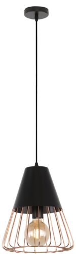 Светильник подвесной (подвес) Rivoli Kasimira 5050-201 1 х E27 60 Вт лофт - кантри купить оптом недорого