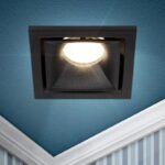 Встраиваемый светильник алюминиевый ЭРА KL101 BK MR16 GU5.3 черный купить оптом недорого