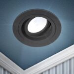 Встраиваемый светильник алюминиевый ЭРА KL84 BK MR16/GU5.3 черный купить оптом недорого