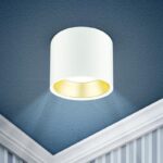 OL8 GX53 WH/GD Подсветка ЭРА Накладной под лампу Gx53