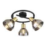 Светильник настенно-потолочный спот Rivoli Kinge 7036-733 3 х E14 40 Вт поворотный купить оптом недорого