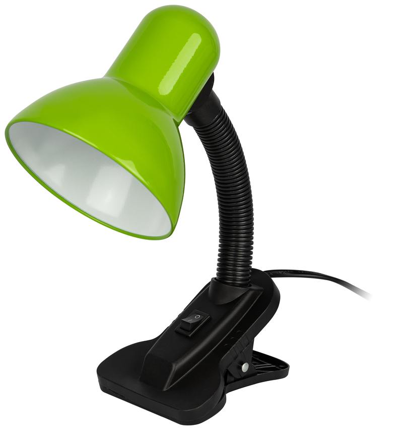 Настольный светильник ЭРА N-102-Е27-40W-GR на прищепке зелёный оптом купить хорошая цена Настольный светильник ЭРА N-102-Е27-40W-GR на прищепке зелёный купить оптом недорого