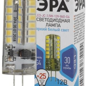 Лампочка светодиодная ЭРА STD LED JC-3