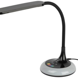 Настольный светильник ЭРА NLED-481-10W-BK светодиодный с RGB ночником черный купить оптом недорого