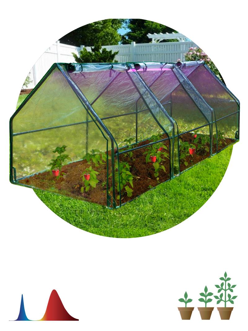 Теплица ЭРА FITO-House-max со светильниками в комплекте Теплица ЭРА FITO-House-max со светильниками в комплекте