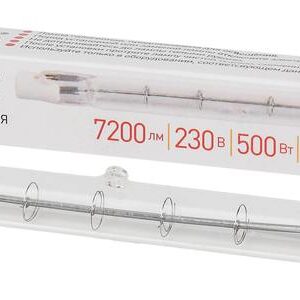 Лампочка галогенная ЭРА J118-500W-R7s-230V R7s 500Вт трубка теплый белый свет купить оптом недорого