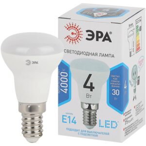 Лампочка светодиодная ЭРА STD LED R39-4W-840-E14 Е14 / Е14 4Вт рефлектор нейтральный белый свет купить оптом недорого