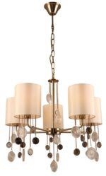 Люстра Rivoli Ellie 2085-305 5 х Е14 40 Вт классика купить оптом недорого