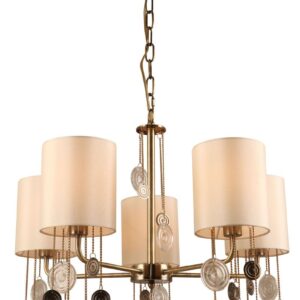 Люстра Rivoli Ellie 2085-305 5 х Е14 40 Вт классика купить оптом недорого