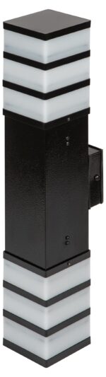 Садово-парковый светильник ЭРА ИНОКС-8431 настенный черный IP54 2хЕ27 2*max60Вт купить оптом недорого