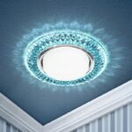 DK LD23 BL1/WH Светильник ЭРА декор cо светодиодной подсветкой Gx53