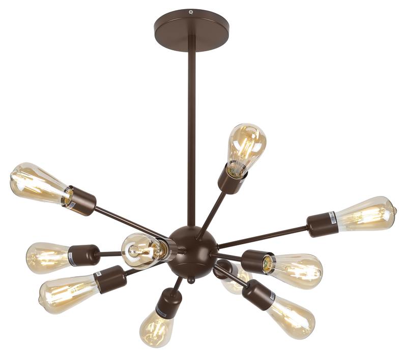 Люстра Rivoli Grethen 5083-310 10 * Е27 40 Вт лофт - кантри оптом купить хорошая цена Люстра Rivoli Grethen 5083-310 10 * Е27 40 Вт лофт - кантри купить оптом недорого