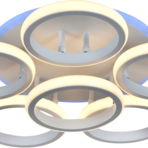 Светильник потолочный светодиодный Rivoli Kresenz 6057-106 с пультом 108 Вт + 8 Вт 4000К - 6000К LED модерн купить оптом недорого