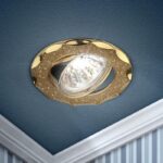 DK17 GD/SH YL Светильник ЭРА декор звезда со стеклянной крошкой MR16