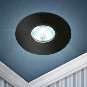 Встраиваемый светильник алюминиевый ЭРА KL83 BK MR16/GU5.3 черный купить оптом недорого