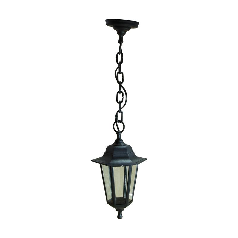 Садово-парковый светильник ЭРА НСУ 06-60-001 черный 6 гранный подвесной IP44 Е27 max60Вт оптом купить хорошая цена Садово-парковый светильник ЭРА НСУ 06-60-001 черный 6 гранный подвесной IP44 Е27 max60Вт купить оптом недорого