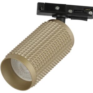 Трековый светильник однофазный ЭРА TR40-GU10 MG под лампу MR16 матовое золото купить оптом недорого