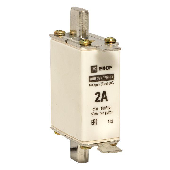 Вставка плавкая ППН-33 100/2А габарит 00C PROxima EKF fus-33/100/2 купить оптом выгодно Вставка плавкая ППН-33 100/2А габарит 00C PROxima EKF fus-33/100/2 оптом купить цена