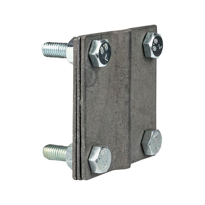 Зажим полоса 40 - прут 10 (3 пластины 70х70мм) HZ EKF lp-g3101 купить оптом выгодно Зажим полоса 40 - прут 10 (3 пластины 70х70мм) HZ EKF lp-g3101 оптом купить цена