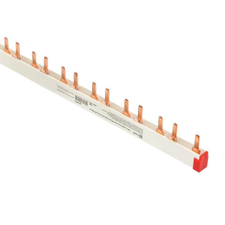 Шина соединительная PIN 2ф 63А мед. изол. 54мод (дл.1м) EKF pin-02-63 купить оптом выгодно Шина соединительная PIN 2ф 63А мед. изол. 54мод (дл.1м) EKF pin-02-63 оптом купить цена