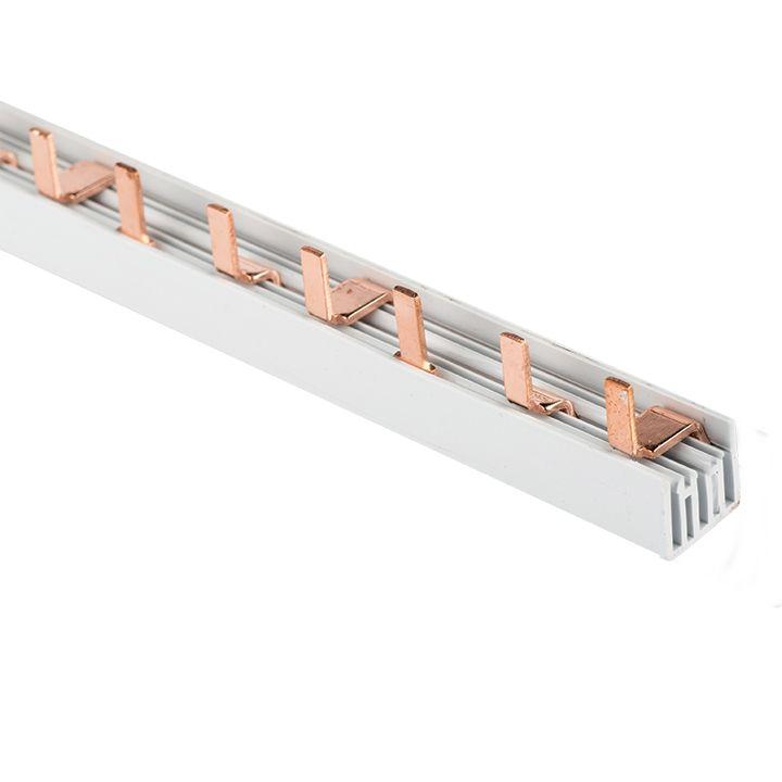 Шина соединительная PIN 3ф 63А мед. изол. 54мод (дл.1м) EKF pin-03-63 купить оптом выгодно Шина соединительная PIN 3ф 63А мед. изол. 54мод (дл.1м) EKF pin-03-63 оптом купить цена