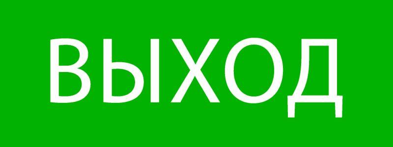 Пиктограмма "Выход" 320х120мм (для EXIT SAFEWAY-40) EKF pkal-01-01 купить оптом выгодно Пиктограмма "Выход" 320х120мм (для EXIT SAFEWAY-40) EKF pkal-01-01 оптом купить цена