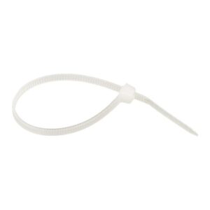 Хомут кабельный 2.5х120 нейл. бел. (уп.100шт) EKF plc-c-2.5x120 оптом купить цена