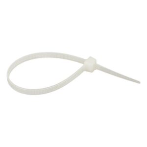 Хомут кабельный 4.8х180 нейл. бел. (уп.100шт) EKF plc-c-4.8x180 оптом купить цена