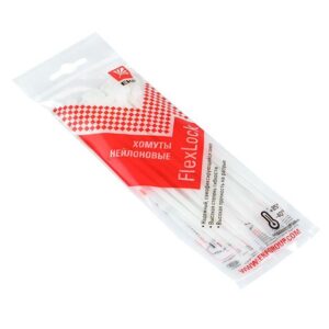 Хомут P6.6 3.6х150 FlexLock стандартный бел. (уп.100шт) PROxima EKF plc-fl-ctsw-3.6x150 оптом купить цена