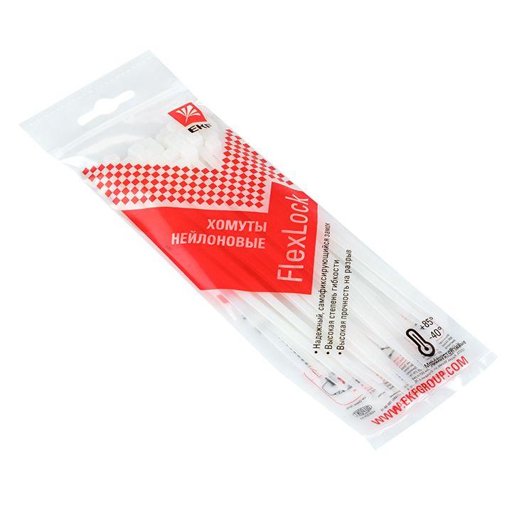 Хомут P6.6 3.6х150 FlexLock стандартный бел. (уп.100шт) PROxima EKF plc-fl-ctsw-3.6x150 купить оптом выгодно Хомут P6.6 3.6х150 FlexLock стандартный бел. (уп.100шт) PROxima EKF plc-fl-ctsw-3.6x150 оптом купить цена