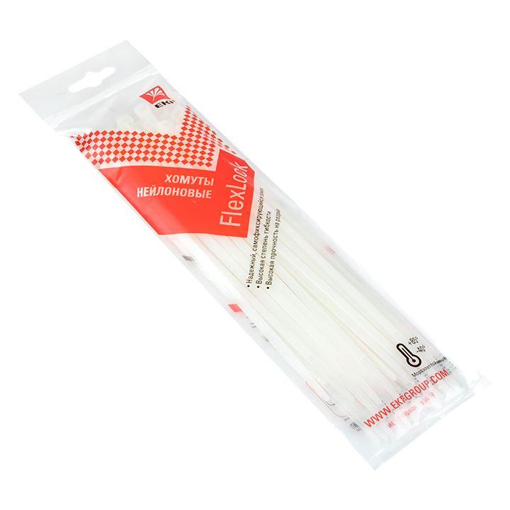 Хомут P6.6 4.8х200 FlexLock стандартный бел. (уп.100шт) PROxima EKF plc-fl-ctsw-4.8x200 купить оптом выгодно Хомут P6.6 4.8х200 FlexLock стандартный бел. (уп.100шт) PROxima EKF plc-fl-ctsw-4.8x200 оптом купить цена