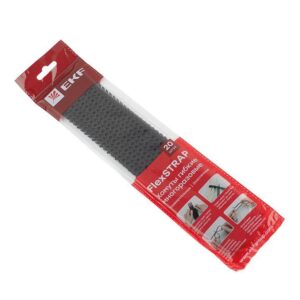 Хомут гибкий многоразовый черн. FlexSTRAP (уп.20шт) PROxima EKF plc-fs-br оптом купить цена