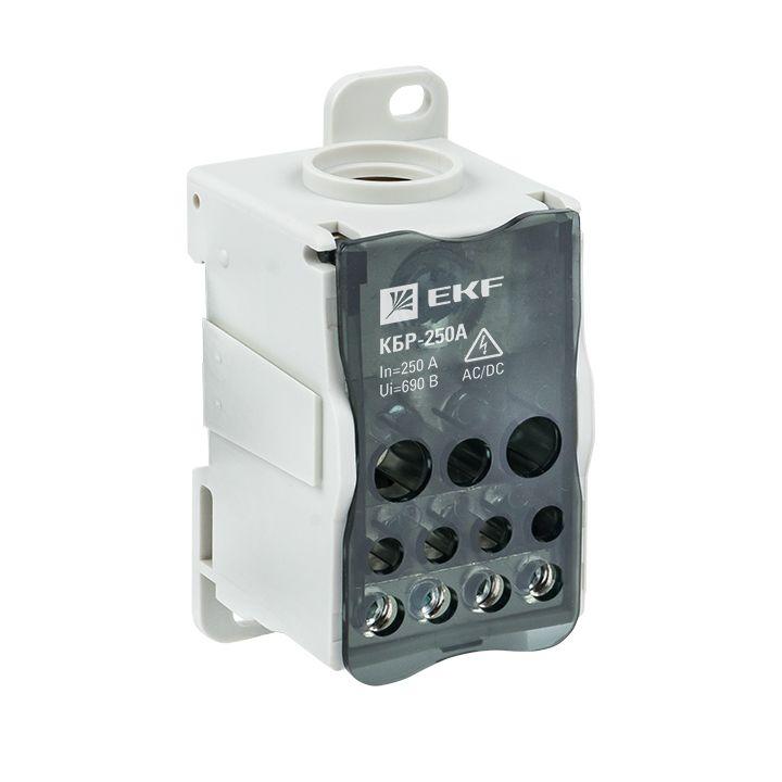 Блок распределительный КРОСС крепеж на панель и DIN КБР-250А EKF plc-kbr250 купить оптом выгодно Блок распределительный КРОСС крепеж на панель и DIN КБР-250А EKF plc-kbr250 оптом купить цена