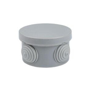 Коробка распаячная КМР-040-038 наружная с крышкой 65х40 4 мембранных ввода IP54 розн. стикер PROxima EKF plc-kmr-040-038-r оптом купить цена