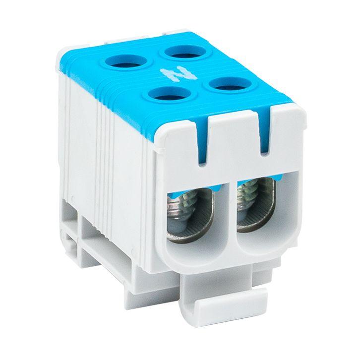 Клемма силовая вводная двойная КСВ 16-50кв.мм син. EKF plc-kvs2-16-50-blue купить оптом выгодно Клемма силовая вводная двойная КСВ 16-50кв.мм син. EKF plc-kvs2-16-50-blue оптом купить цена