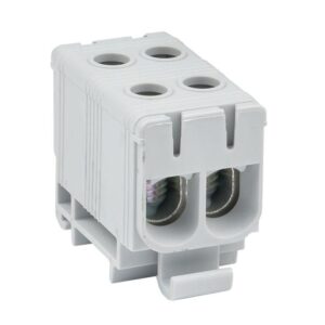 Клемма силовая вводная двойная КСВ 16-50кв.мм сер. EKF plc-kvs2-16-50-grey оптом купить цена