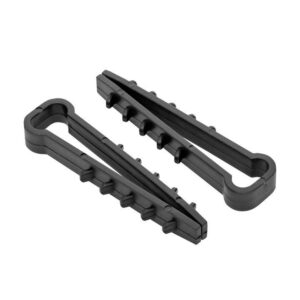 Дюбель-хомут d5-8мм для плоского кабеля нейлон черн. (уп.100шт) PROxima EKF plc-nccf-5x8b оптом купить цена