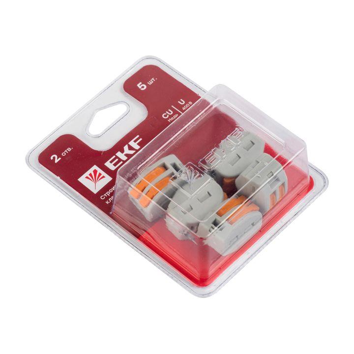 Клемма строительно-монтажная СМК 222-412 (блист.5шт) EKF plc-smk-412b купить оптом выгодно Клемма строительно-монтажная СМК 222-412 (блист.5шт) EKF plc-smk-412b оптом купить цена