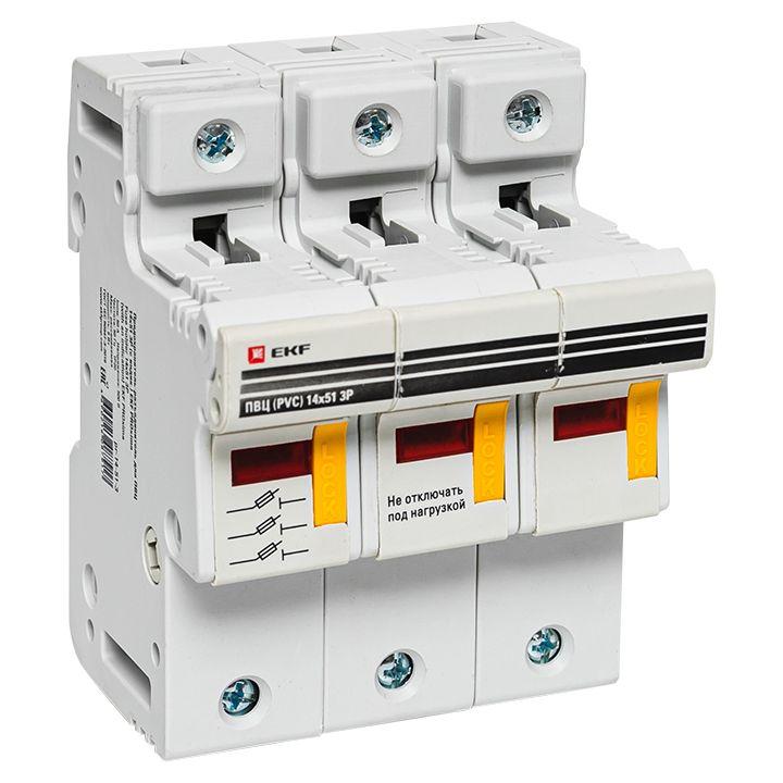 Предохранитель-разъединитель для ПВЦ 14х51 3п EKF pr-14-51-3 купить оптом выгодно Предохранитель-разъединитель для ПВЦ 14х51 3п EKF pr-14-51-3 оптом купить цена