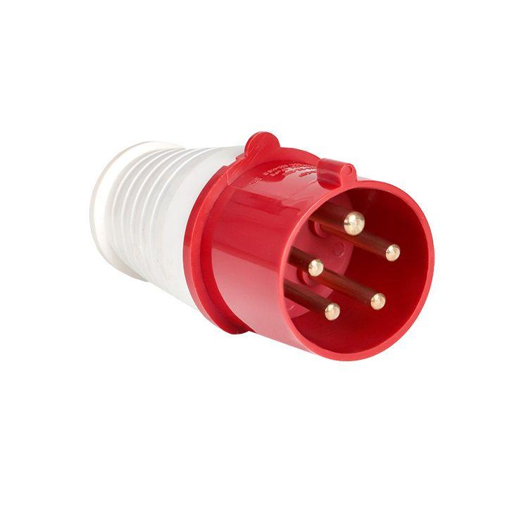 Вилка переносная 015 16А 3P+PE+N 380В IP44 EKF ps-015-16-380 купить оптом выгодно Вилка переносная 015 16А 3P+PE+N 380В IP44 EKF ps-015-16-380 оптом купить цена