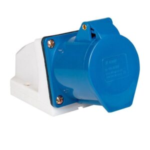 Розетка наружн. уст. 32А 220В 2P+РЕ IP44 (123) EKF ps-123-32-220 оптом купить цена