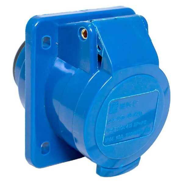 Розетка скрыт. уст. 16А 220В 2P+РЕ IP44 (413) EKF ps-413-16-220 оптом купить цена