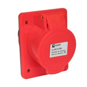 Розетка скрыт. уст. 32А 380В 3P+РЕ+N IP44 (425) EKF ps-425-32-380 оптом купить цена